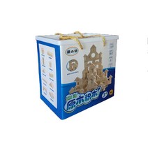라이팡팡 원목조성아원재 원색 원목 블록 블록 목재 중소반 목재 완구, 02.원목 150정