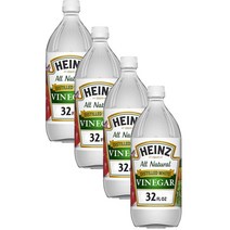 Heinz All Natural Distilled White Vinegar 하인즈 화이트 비네거 식초 946ml 4팩