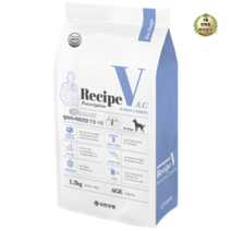 라이브잇 유한양행 Recipe V 반려견 처방식사료, 11개, 1.2kg, 알러지+피모