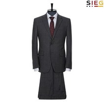 지이크 울 블렌디드 투톤 그레이 정장 세트 PBJAX2026 PBPAX2226
