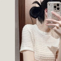 여름의 연한 꽃향기.소프트 스킨 레이스 블라우스