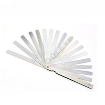 갭게이지 틈새측정 14매 간극 두께 인치 미터, 1개