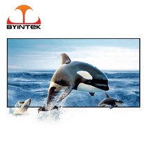 유압식스크린 120인치스크린 캠핑빔스크린 Byintek 프로젝터 스크린 72inch 84inch 100inch 120inch 130inch 반사 패브릭 프로젝터 프로젝션 스크린, 84인치