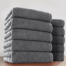 FASEN 100%순면 수건 호텔수건 200g, 10, 다크그레이