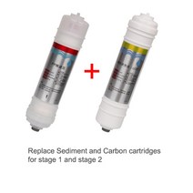 RO 버디 시스템 역삼투 순수 물 기계 수족관 해양 산호초 어항용 3, 03 Stage1 2 Cartridges_01 75G