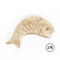 괄사 마사지 도구 유기 마사지기 기구 방짜유기 물고기괄사 얼굴 페이스 발 바닥 손 가락 목 경락 지압 기 셀프 맛사지 휴대용 미니 맛사지기, 인쇄미포함, 2개