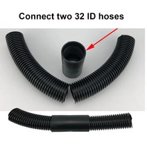 청소기호스커넥터 산업용 가정용 호환 나사산 호스 내경 32mm 연장 어댑터/양방향 커넥터 진공 청소기 액세, 01 1 PCS