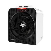 Vornado Velocity 3 스페이스 히터 3가지 열 설정 조절 가능한 온도 조절 장치 및 고급 안전 기능 화이트, Velocity 3_히터