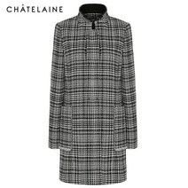 [샤트렌]HC9WJK106_롱 트위드 넥 자켓