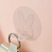 주방 욕실 후크 투명 접착식 다용도걸이 무타공 스티커 벽걸이 매직후크, 2. 라운드