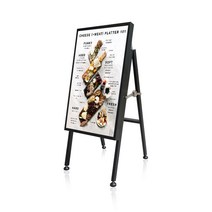 잘컴 32인치 메탈 이젤형DID ANDROID타입 카페입간판 반복재생 타이머 디지털 사이니지 ZEM-320A, (ANDROID타입) - 32형 메탈 이젤DID