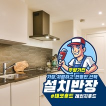 [설치반장]레인지후드설치 주방후드 가스렌지후드 가스레인지후드 주방환풍기 주방후앙 주방후황 방문설치 전국설치, 데코후드