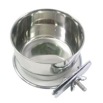 철장걸이 스텐식기 10온스 강아지 개 밥그릇 울타리
