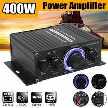 PUZU LVPIN DSP 카오디오 바이크 오토바이앰프 해양보트 AK170 Hifi 12V 자동차 앰프 홈 스테레오 서브 우퍼 사운드 스피커 LED 디스플레이 디지털 오디오 프로세