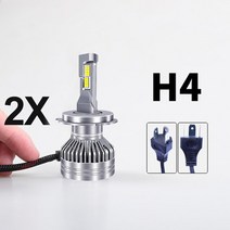 볼보 트럭 부품 호환 9 80v h4 led 자동차 조명 hino isuzu man jac daf volvo 대형 h7 버스 대형 트랙터 전구 헤드 라이트 전구 자동 333, 6000k 백색광