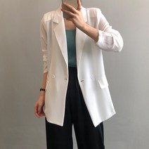 영메이 YM23124S 여성용 시원한 여름 데일리 오버핏 정장자켓 캐주얼자켓