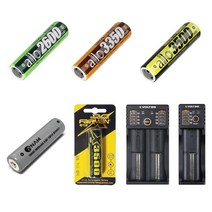 호환 18650 배터리 충전지 충전기 모음, 5.페어맨 18650 충전지 3450mAh-1알