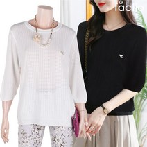 팍티오 체리브로치펀칭니트 F3BNT004