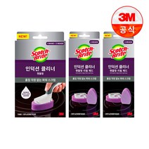 [3M]핸들형 무세제 인덕션 전용 클리너(핸들+리필 6입), 단품