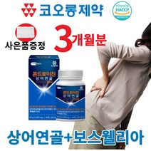 식약처 인증 무릎 관절 연골 영양제 콘드로이친 60정 1000mg 1병 미국산 상어연골 코드로이친 콘트로이친 콘트라이친 콘드로이틴 갱년기 중년 노인 시니어 어르신 추천 약x