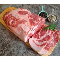 에어프라이어 통목살 2kg 요리 구이 칠레산 돼지목살 오븐구이 김치찜재료, 1.5cm