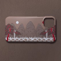 우리일쌍 무광 오동색 일월오봉도 휴대폰 케이스 노트5 노트7 노트8 노트9 (3691890), 아이폰6