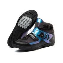 CAICHEN 다이얼 오토바이부츠 바이크신발 라이더 스니커즈 라이더 신발 오토바이숏부츠 JC-3911, 블랙+블루, 255