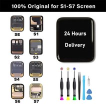 애플워치액정교체 자가수리 Apple Watch 시리즈 1 2 3 4 5 6 se용 오리지널 시계 Lcd 화면 38mm 40mm 42mm 44mm LCD 디스플레이 디지타이징 어셈블, Series 3 GPS 42mm