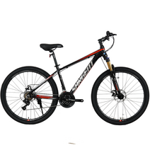 2022 서전트 721D 입문용 산악 MTB 자전거 27.5인치 알루미늄 시마노 21단 무료조립, 매트블랙/화이트, 16인치, 무료조립+무료배송