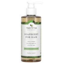 Tree To Tub Argan Oil Clarifying Shampoo Sulfate Free Anti-Residue for Oily Hair Sensitive Scalp Pep