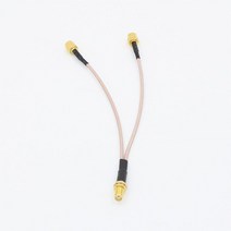 3g lte 인터넷 모뎀3G 안테나 SMA 암-CRC9/SMA / TS9 RF 분배기 결합기 커넥터 모뎀 라우터용 동축 피그, 04 SMA female to 2xSMA