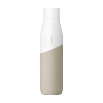라크 자동 살균세척 텀블러 보틀 물병 화이트앤듄 950ml LARQ Movement UV Purifying Water Bottle - White/Dune