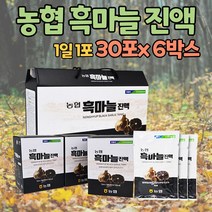 충북인삼농협 발효흑마늘진액 70ml 30포 6박스