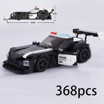 테크닉 스피드 챔피언 레이싱 스포츠카 슈퍼카 블록 배트 세트 키트 클래식 MOC 모델 어린이용 장난감, 16 7345  Without Box