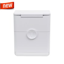 매직캔 애니웨어 12L-MNE150 주방 공부방 침실 화장대 사용 휴지통 리뉴얼 신제품 기본리필장착, 리필, 화이트, 1개