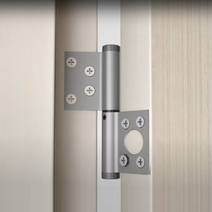 국내생산 고급 댐퍼경첩 목문 방문 여닫이문 손끼임방지 소음방지 자동 도어클로저, 실버 3개1세트