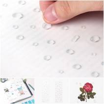 스티커 물방울 반투명 폴라로이드 사진 꾸미기 데코