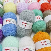 한일 클린 수세미실 80g 37종, 17.형광코랄