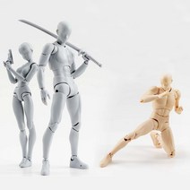 드로잉피규어 미술용 나무 인체 관절인형 다관절 가동 피규어 바디 군바디 찬 로잉 장난감 인형 미니어처 pvc 액션 피규어 소장 모델 new 31, b