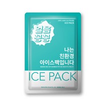 아이스팩 친환경 반제품 물주입 물사용 보냉 얼음 쿨팩 대형, 1개