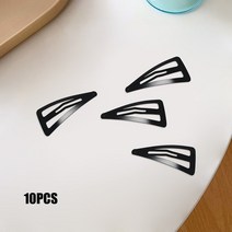 1/10/20PCS 실버 컬러 스타 헤어 클립 선조 금속 스냅 머리핀 아이 사이드 바렛 부티크 액세서리 선물, [24] 10pc 7cm triangle2