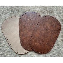 [라운드]비건 가죽 가방바닥 가방밑판 가죽바닥, 브라운