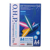 OHP 필름 A4 컬러잉크젯용 투명 컬러 흑백 인쇄 출력_369EA, 본상품선택, 본상품선택