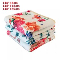 이동식 무시동 캠핑용 온풍기 히터 차량용 담요 이중 가열 담요 보안 담요 두꺼운 싱글 매트 바디 워머 50, 싱글 145x65cm