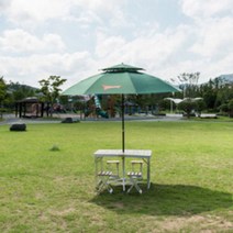 특대형 고정식 이중 팔각 파라솔 270cm 캠핑 편의점 테라스 야외 파라솔, 파라솔2.7M_그린