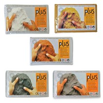 PLUS 칼라 찰흙 1kg/테라코타 도자기 점토/색상선택, PLUS 칼라 찰흙 1kg-흰색