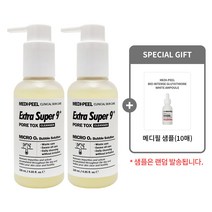 메디필 엑스트라 슈퍼9 플러스 포어 톡스 클렌저 1+1 / 메디필 샘플(10매), 2개, 120ml
