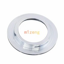 M42-MD 어댑터 링 칼 자이스 범용 M42 나사 42mm 렌즈 미놀타 MD MC 카메라 X700 X-370 SRT, 02 m42-md silver