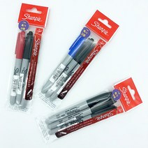 샌포드 샤피 파인팁 유성마카 3입세트(유성마카네임펜용), 1개, 블랙3입세트