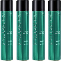 미쟝센 스타일 케어 헤어스프레이 화이트플로랄, 4세트, 300ml